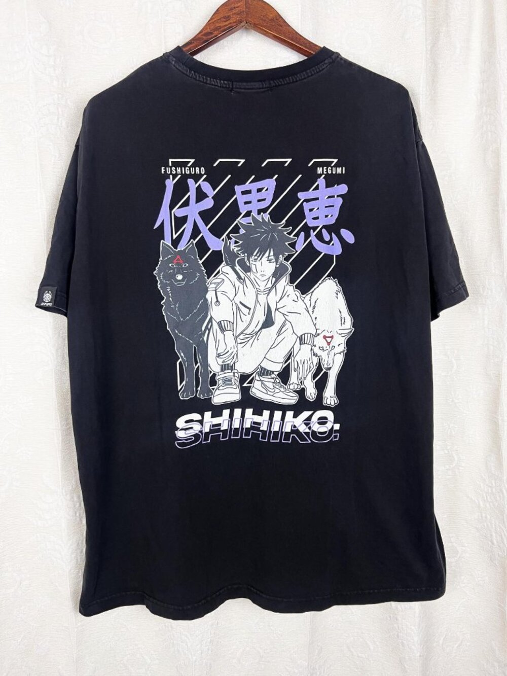 Shihiko JJK Fushiguro Megumi graphic t-shirt Jujutsu Kaisen manga anime unisex